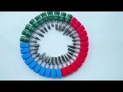 Testa di rottura a doppio taglio di carburo di lucidatura