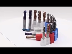 Fabbricazione di carburo di tungsteno rivestito 4 flauti utensili di taglio ad alte prestazioni