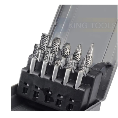 Buon prezzo Frantumando incisione del carburo di tungsteno di lucidatura Burr Set 10pcs 6mm per il legno di metallo in linea