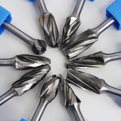 Buon prezzo Carbide Burr Bits Diamond Cut Aluma Forma del dente Larghezza della testa Diametro gamma per la fresatura di precisione in linea