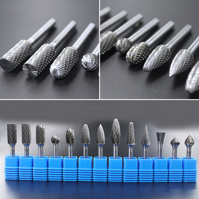 Buon prezzo Carburo di tungsteno Burr Set BURRS di forma cilindrica Ingrediente di cobalto per la lucidatura/abrasivo/taglio/mollato in linea