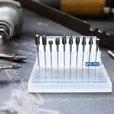 Un buon prezzo. Set da 10pz Fresa Rotativa in Metallo Duro al Tungsteno con Gambo da 1/8 di pollice per Lavorazioni di Precisione dei Metalli in linea