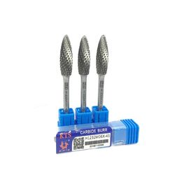 Buon prezzo Fiamma - la sbavatura a forma di di Tcarbide muore smerigliatrice pungente/sbavatura rotatoria del carburo della testa palla di 6mm in linea