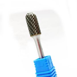 Buon prezzo Tagliente cilindrico lucidato della raspa di lunghezza dello stinco 45mm della sbavatura 6mm del carburo in linea