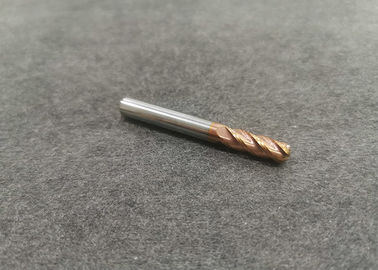 Buon prezzo Strumenti della macinazione del rivestimento della lega del pezzo del router del mulino di estremità del carburo di tungsteno della palla della flauto HRC55 4 in linea