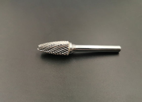 qualità  25mm Double Cut Rotary Cone Carbide Burr For Grinding / Polishing fabbrica