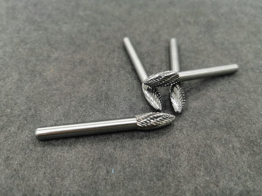 Buon prezzo 1/4 SHANK 1/2 HEAD ROTARY BURR METAL STEEL SS GRADE ALUM CUT BURRS in linea