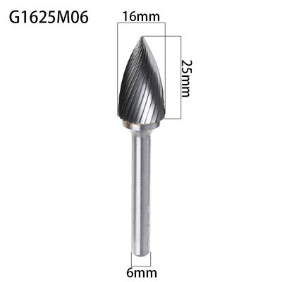 Buon prezzo YG8 il carburo cilindrico industriale Burr Rotary Rasp For Drill ha personalizzato lo stinco Diamter in linea