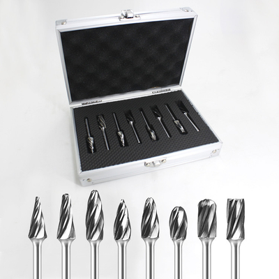 qualità Ordine di prova Acceptabile Metrica Carburo di tungsteno Burr Set per Die Grinder Foratura Bits YG6 Grado fabbrica