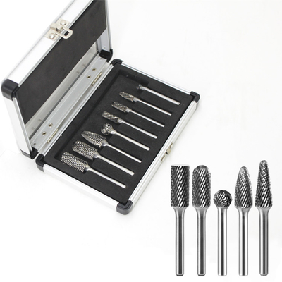 Un buon prezzo. Parti di utensili elettrici 6mm Carburo di tungsteno Burr Bits Die Grinder Bits Con LOGO personalizzato in linea