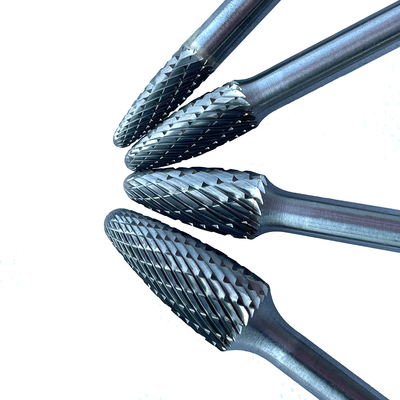 Un buon prezzo. Logo personalizzato Carbide Burr Tool Bits Diamond Cut Carbide Burrs Fine Cut / Double Cut per l'industria in linea