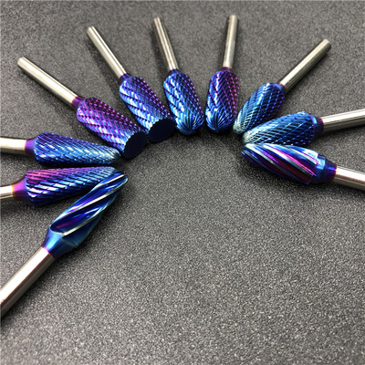 Un buon prezzo. Comodo custodia compreso taglio di precisione alloy rigido rotativo set BURRS ALBERO/ALBERO RONDO/forma cilindrica in linea
