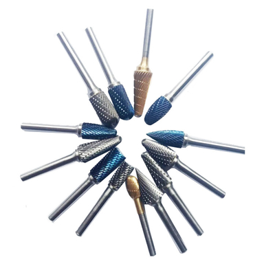 Un buon prezzo. Kit di taglio rotativo professionale del carburo di tungsteno Forme di albero/albero rotondo/forma cilindrica BURRS OEM/ODM Metalli rari Ingrediente in linea