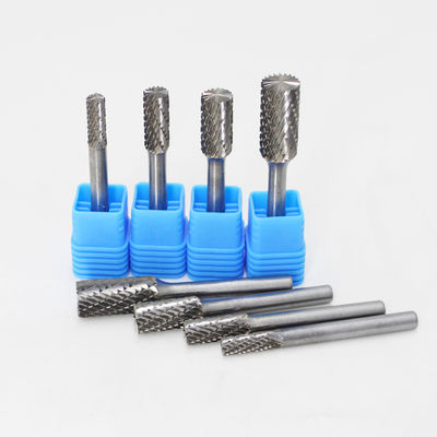 Un buon prezzo. 3x6mm Sharpening Double Cut Abrasive Burr Grinder Bits Tungsten Carbide Cylinder Flat End Carbide Burs in linea