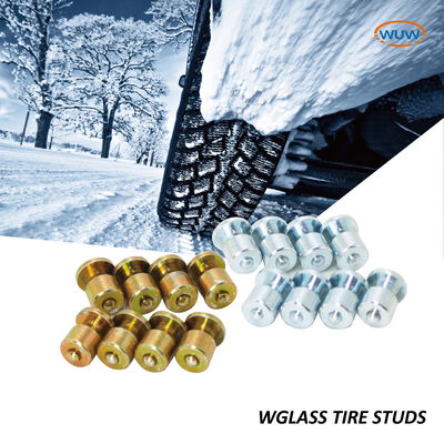 Un buon prezzo. Customized Tungsten Carbide Anti-slip Tire Studs with Cylindrical Shaped Carbide Core and Zinc Coated Surface in linea