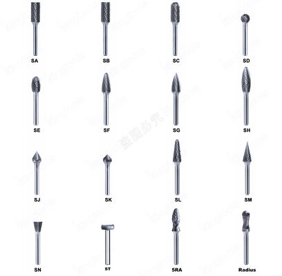 Un buon prezzo. Fresa rotativa in carburo di tungsteno sinterizzato con codolo da 1/4