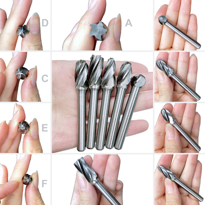 Qualità Settile di gomma rotante per denti in alluminio a forma multipla da 1/4" per macchine da triturazione fabbrica