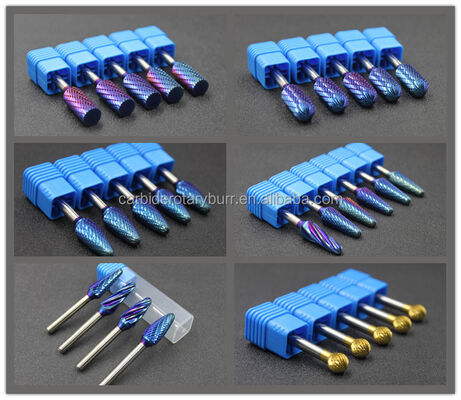 Un buon prezzo. Bits conici di carburo di tungsteno standard 6-36 mm Lunghezza della testa Forma di dente singolo in linea