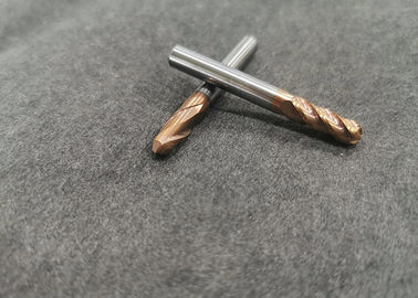 Buon prezzo Mulino di estremità piano del carburo di tungsteno del naso della palla 6mm a 1/4 pollici a 1/8 pollici 8mm per l'acciaio del ferro in linea
