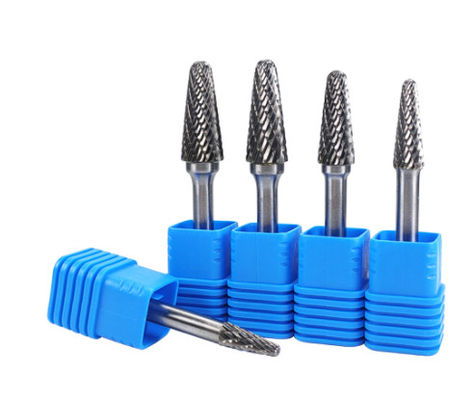 Buon prezzo L'albero doppio 6mm d'argento del taglio modella con la sbavatura di Bits Carbide Rotary della smerigliatrice del dado della macinazione dell'estremità del raggio in linea